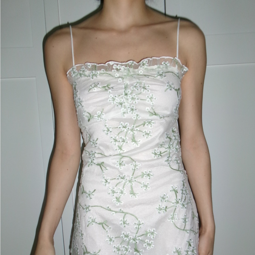 12 Tribe Formal Lace Open Back Dress